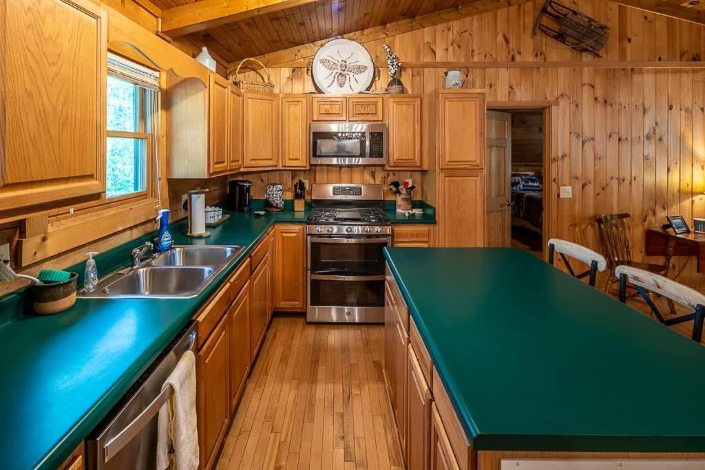 Cozy 'Grey Fox' Cabin Between Boone & 布洛英罗克山 外观 照片