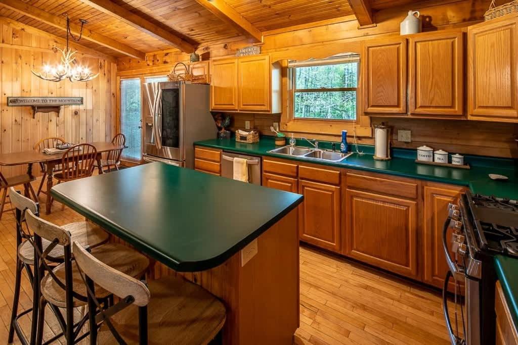 Cozy 'Grey Fox' Cabin Between Boone & 布洛英罗克山 外观 照片