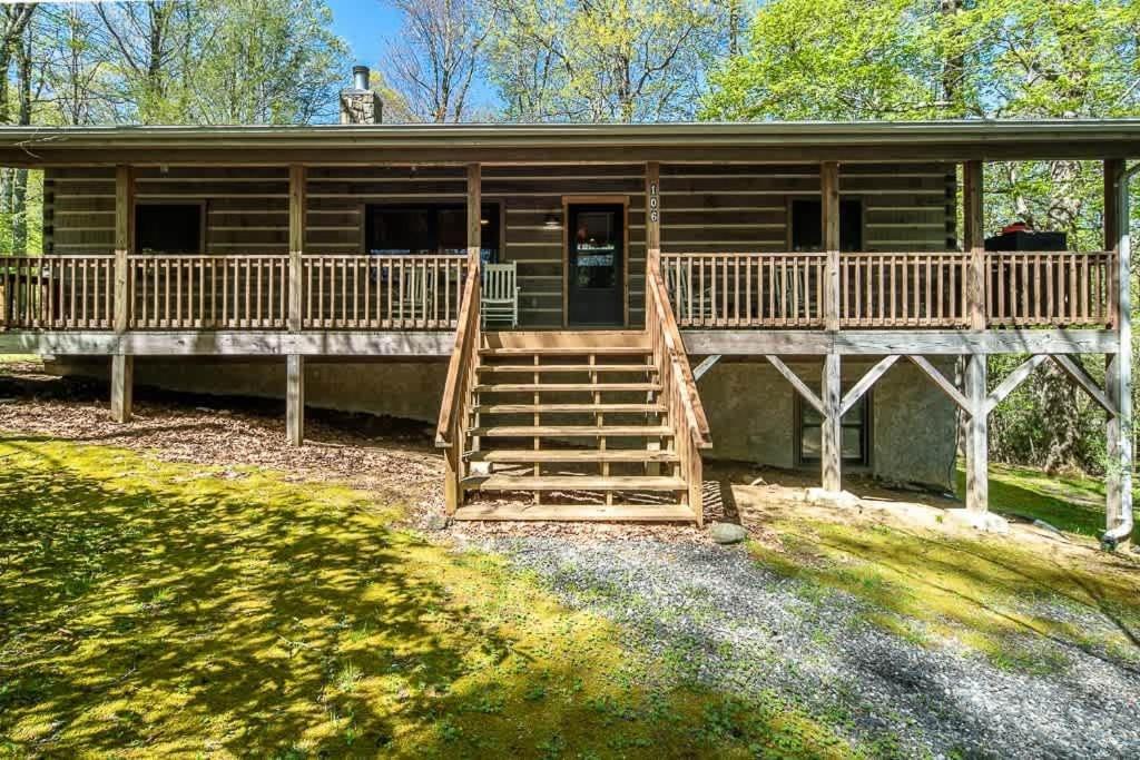 Cozy 'Grey Fox' Cabin Between Boone & 布洛英罗克山 外观 照片